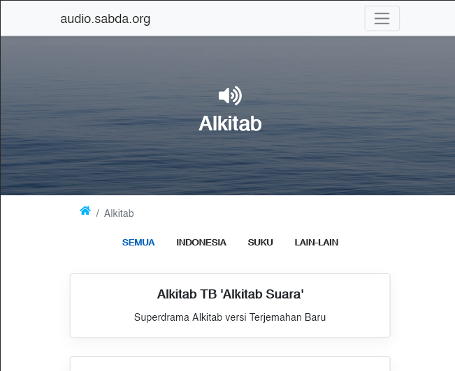 Audio_SABDA